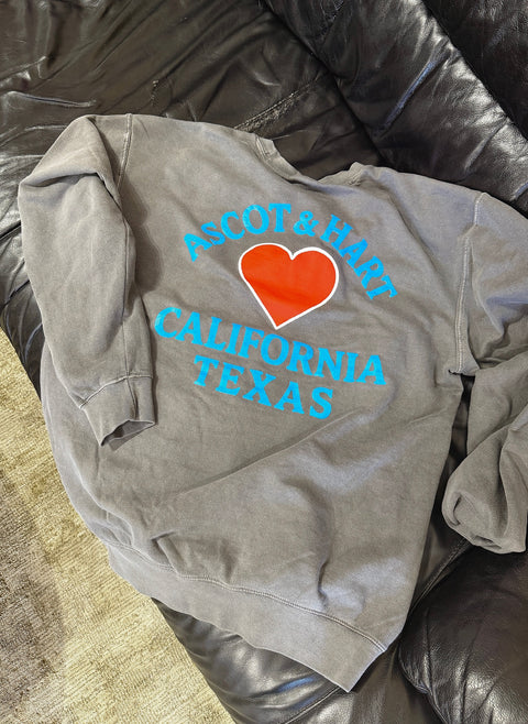 A+H Stroked Heart Pullover
