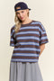 Emery Stripe Oversized Top