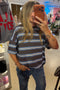 Emery Stripe Oversized Top