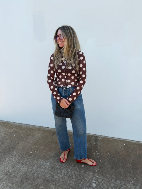 Lillian Polka Dot Blouse