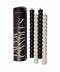 Black / White Unscented Taper Candles (Set of 4)