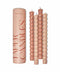 Pink / Blush Unscented Taper Candles (Set of 4)