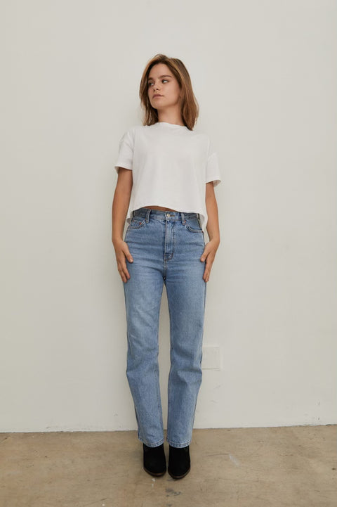 Ascot + Hart Raw Edge Tee