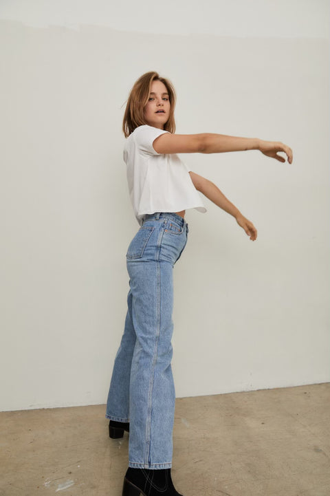 Ascot + Hart Raw Edge Tee