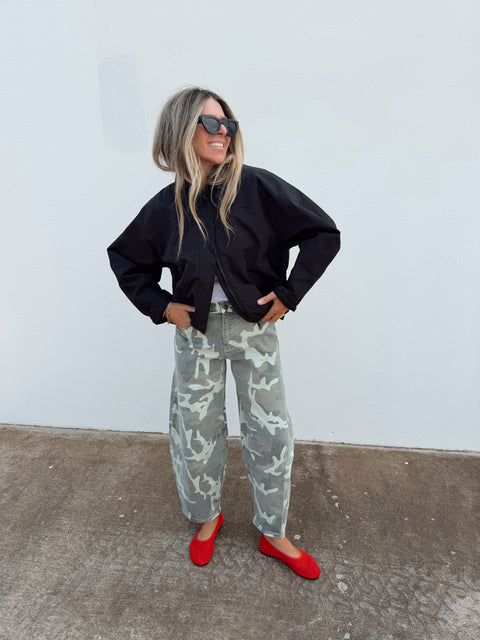 Everly Camo High Rise Jeans