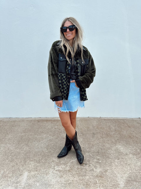 Luca Denim Mini Skirt