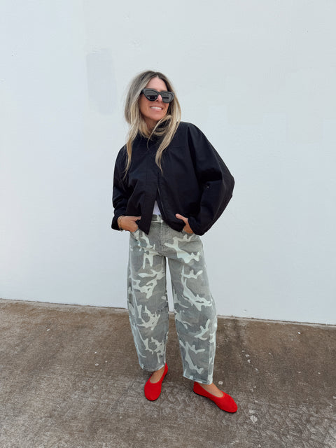 Everly Camo High Rise Jeans