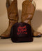 A+H Double Horseshoe Embroidered Trucker - ascot + hart