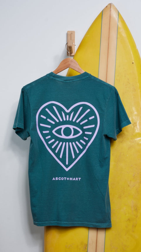 A+H Heart Eye Logo Tee - ascot + hart
