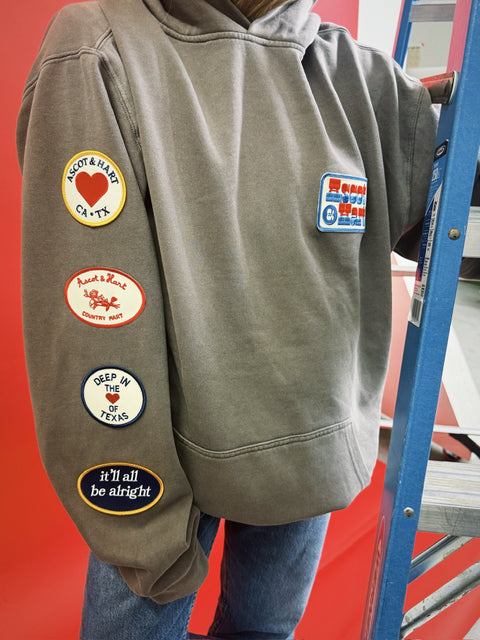 A+H Patch Hoodie - ascot + hart