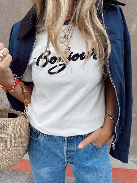 Bonjour Ringer Tee - ascot + hart