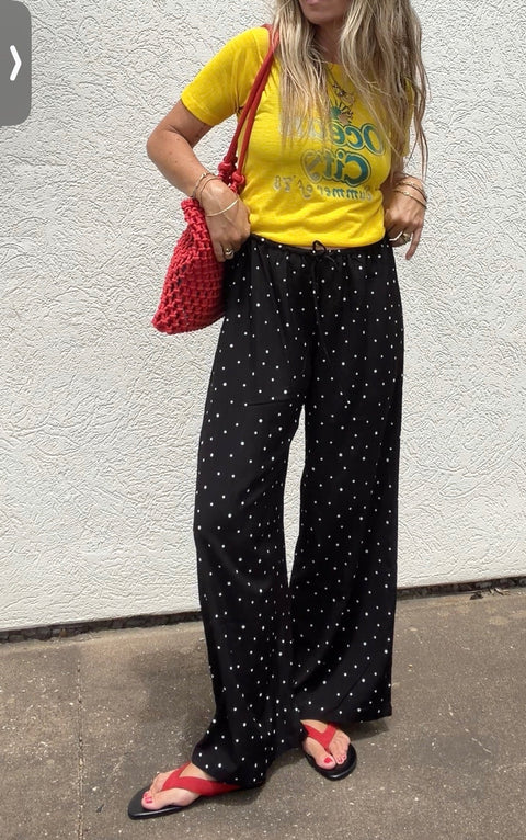 Carlene Polka Dot Pants - ascot + hart