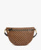 Clare V. Grande Fanny - Black/Natural Woven Zig - Zag - ascot + hart