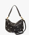 Clare V. Moyen Messenger - Black Naturelle w/ Studs - ascot + hart