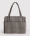 Cloud Carry-On - Black and Cream Gingham - ascot + hart