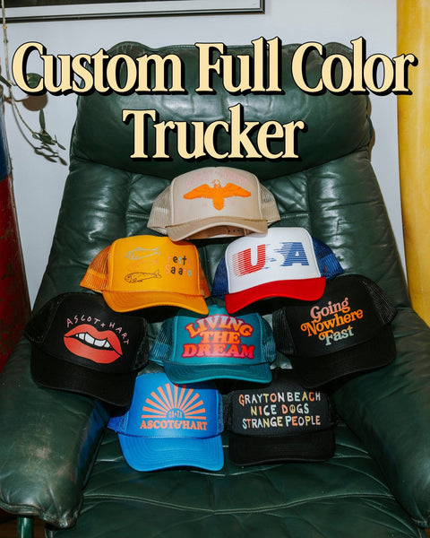 Custom Full Color Trucker - ascot + hart