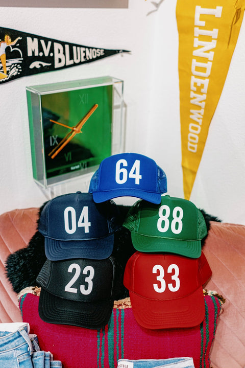 Custom Player Number Trucker - ascot + hart