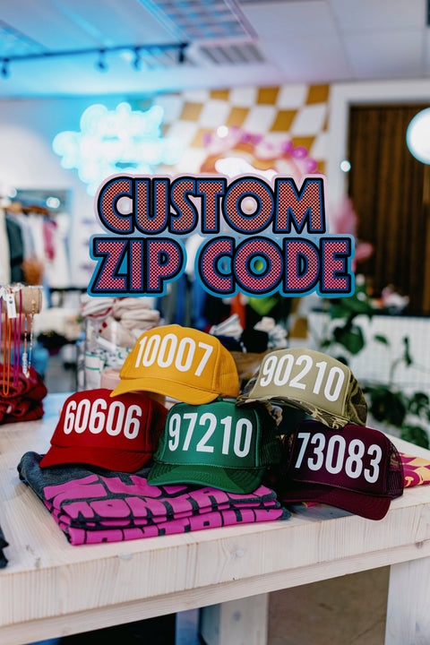 Custom Zip Code Trucker - ascot + hart