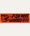 Fish More Worry Less - Bumper Sticker - ascot + hart