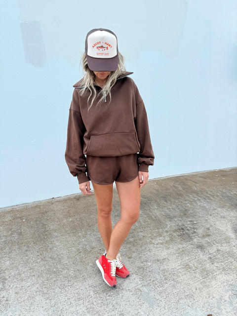 Laguna Fleece Dolphin Shorts - ascot + hart