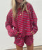 Lara Striped Terry Shorts - ascot + hart
