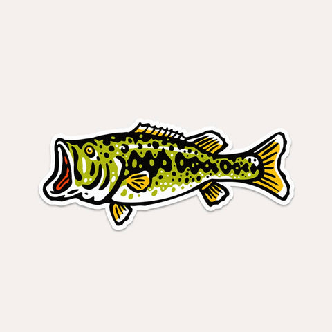 Largemouth Bass Sticker - ascot + hart