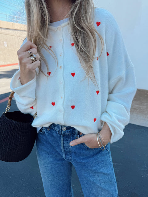 Leighton Heart Cardigan - ascot + hart