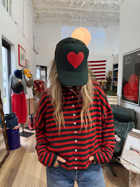 Leighton Striped Cardigan - ascot + hart