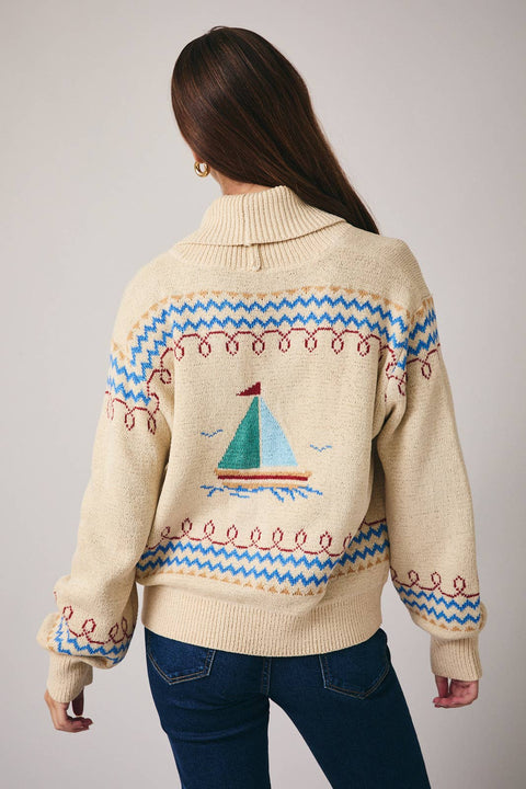 Maddie Yacht Club Cardigan - ascot + hart