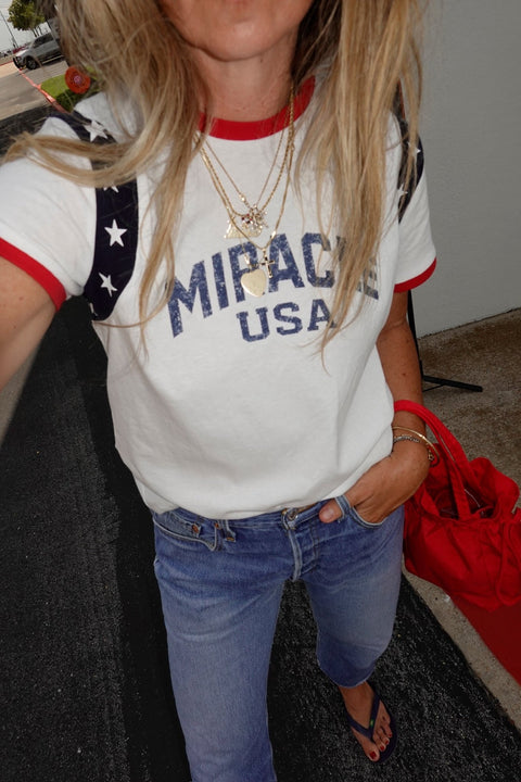 Miracle USA Tee - ascot + hart