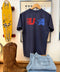 Navy Retro USA Tee - ascot + hart