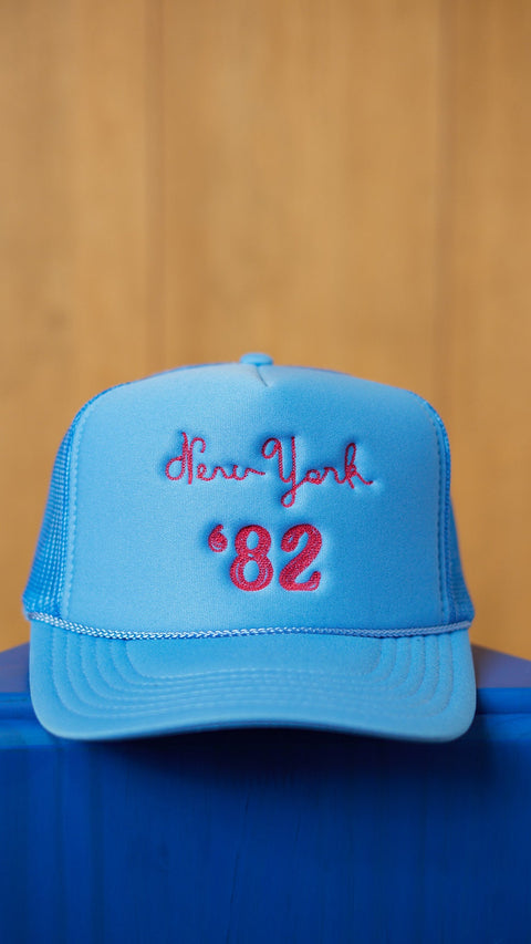 New York '82 Embroidered Trucker - ascot + hart