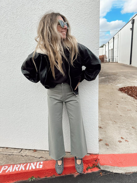 Penny High Rise Wide Leg Crop - ascot + hart
