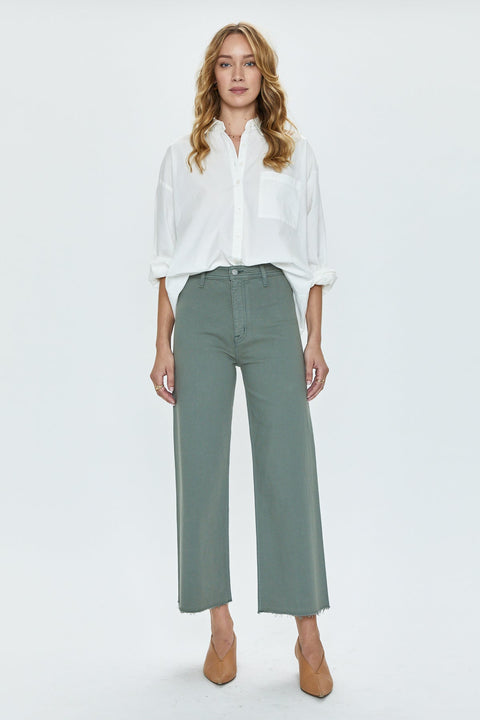 Penny High Rise Wide Leg Crop - ascot + hart