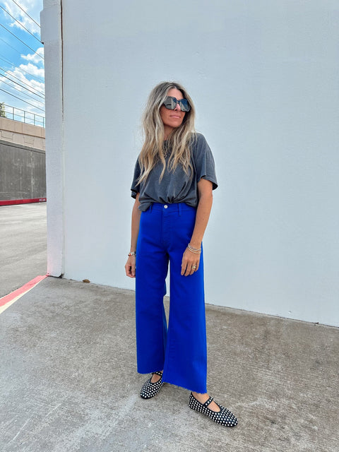 Penny High Rise Wide Leg Crop - ascot + hart