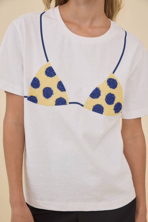 Polka Dot Bikini Tee - ascot + hart