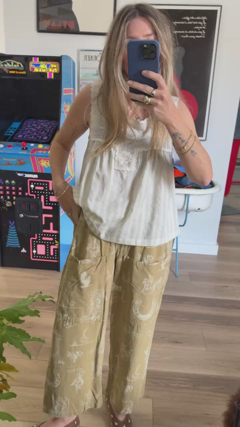Lulu Western Wide Leg Pants