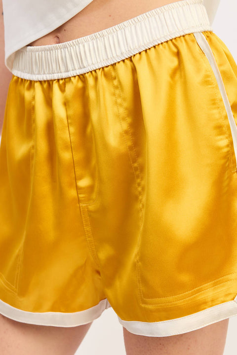 Rosalie Satin Dolphin Shorts - ascot + hart