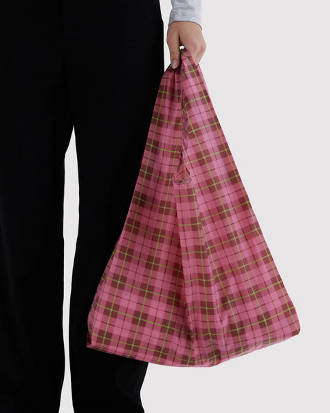 Standard Baggu - Azalea Pink Tartan - ascot + hart