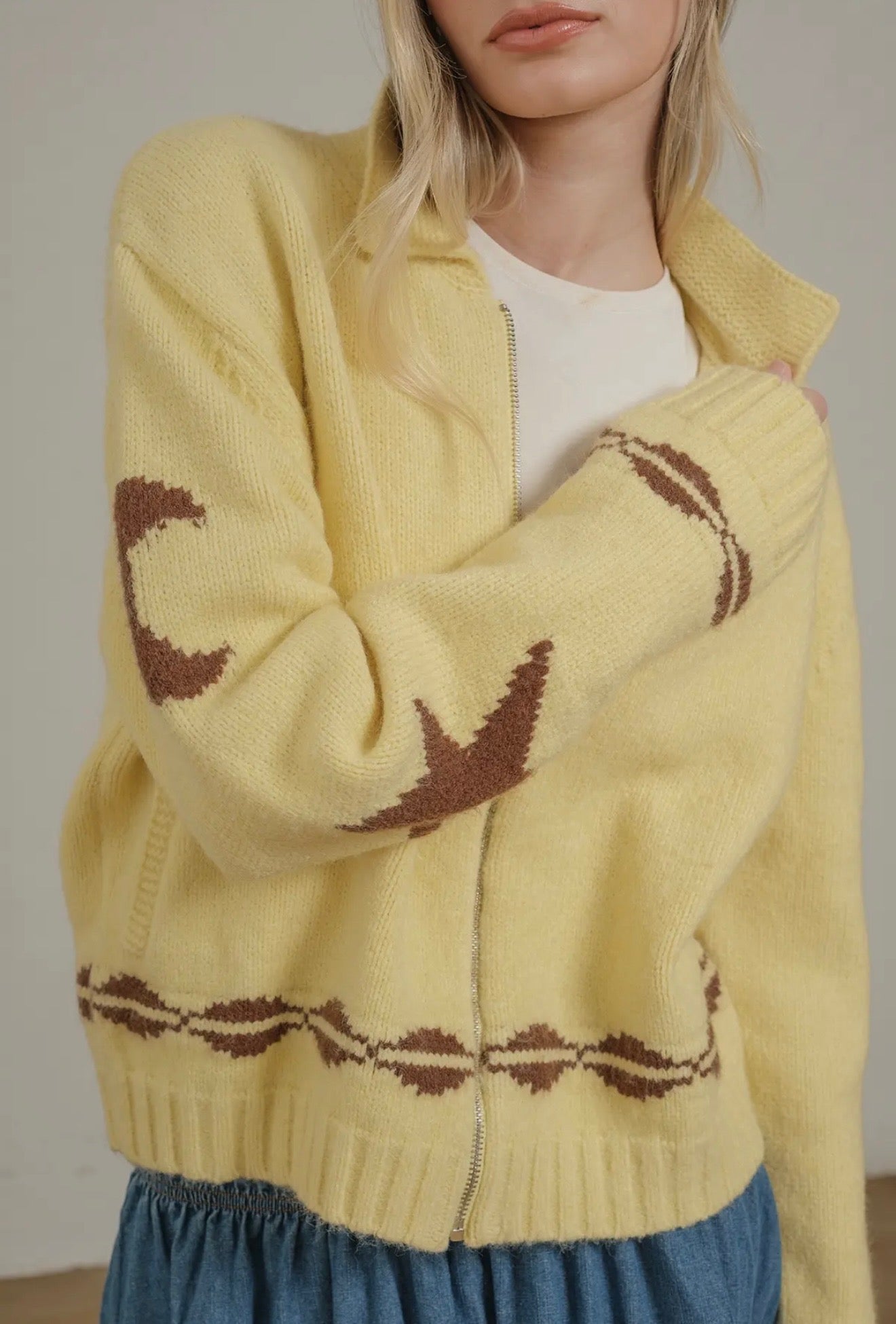 Sunni Zip Cardigan – ascot + hart