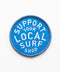 Support Your Local Surf Shop Iron on Patch - Blue & White - ascot + hart