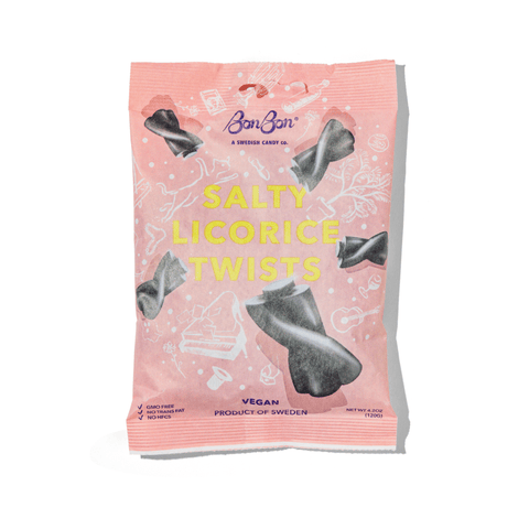 Swedish Candy - Salty Licorice Twist - 4.2oz - ascot + hart