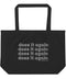 Does it again Large organic tote bag - Black - ascot + hart