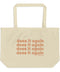 Does it again Large organic tote bag - Tan - ascot + hart