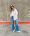 High Rise Wide Leg Denim - ascot + hart
