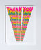 Infinite Rainbow Thank You Note Card - ascot + hart