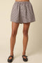 Luna Gingham Linen Shorts