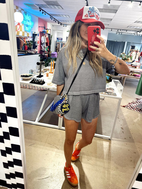 A+H Oversized Crop Tee