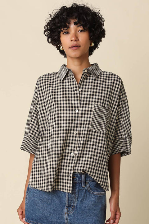 Brielle Gingham Blouse