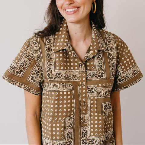 Tegan Bandana Mini Dress